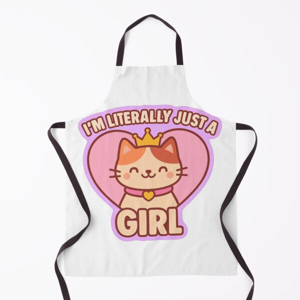 Item preview, I'm Literally Just A Girl Cat Tee designed and sold by AlenJaclenee.