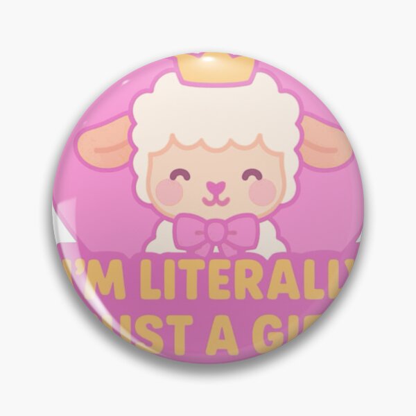 Item preview, I'm Just A Girl Lamb Tee designed and sold by AlenJaclenee.