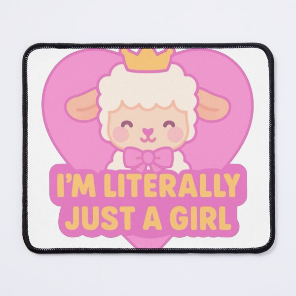 Item preview, I'm Just A Girl Lamb Tee designed and sold by AlenJaclenee.