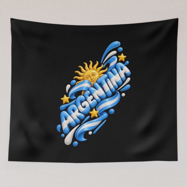 Item preview, Vamos Argentina 3D Design designed and sold by MarVan-Prints.
