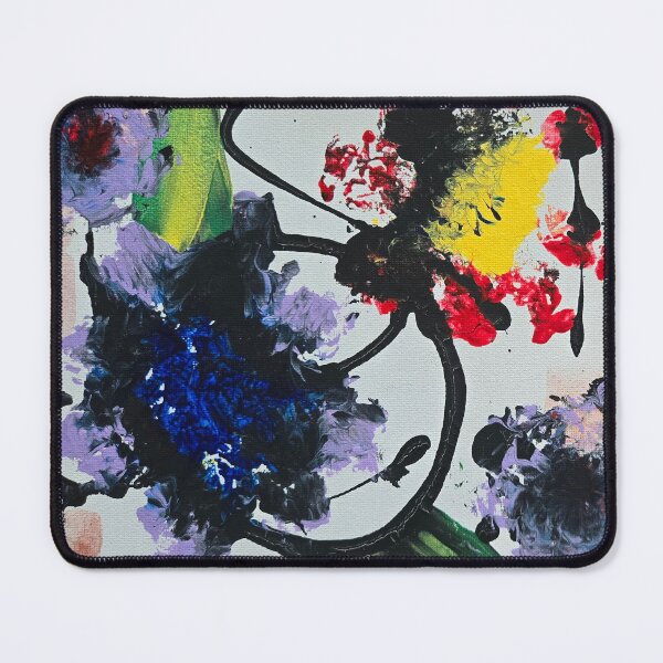 Item preview, Disruption in the abstract flower world designed and sold by LaurenMyersArtist.
