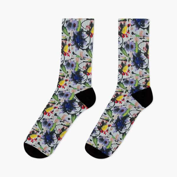 Item preview, Disruption in the abstract flower world designed and sold by LaurenMyersArtist.