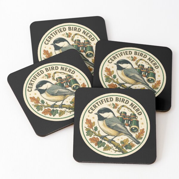 Item preview, Certified Bird Nerd Vintage Birdwatching Badge designed and sold by limos.