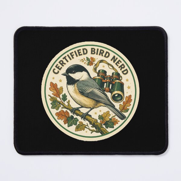 Item preview, Certified Bird Nerd Vintage Birdwatching Badge designed and sold by limos.