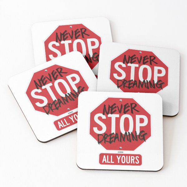 Item preview, Never Stop Dreaming - Motivational Graphic Art designed and sold by Uncommon Projects.