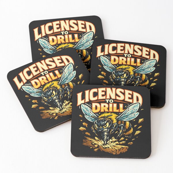 Item preview, LICENSED TO DRILL designed and sold by AusTradeTees.