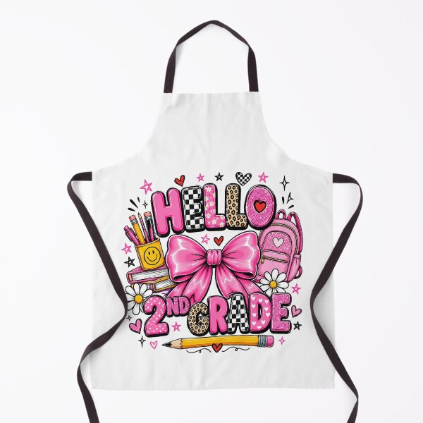 Item preview, Hello 2nd Grade Pink School Girl Design designed and sold by QuiteOrbit.
