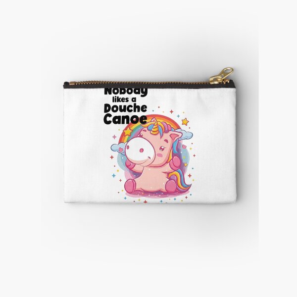 Item preview, Funny Rainbow Unicorn Stars Nobody Likes a Douche Canoe designed and sold by Space Ghettos.