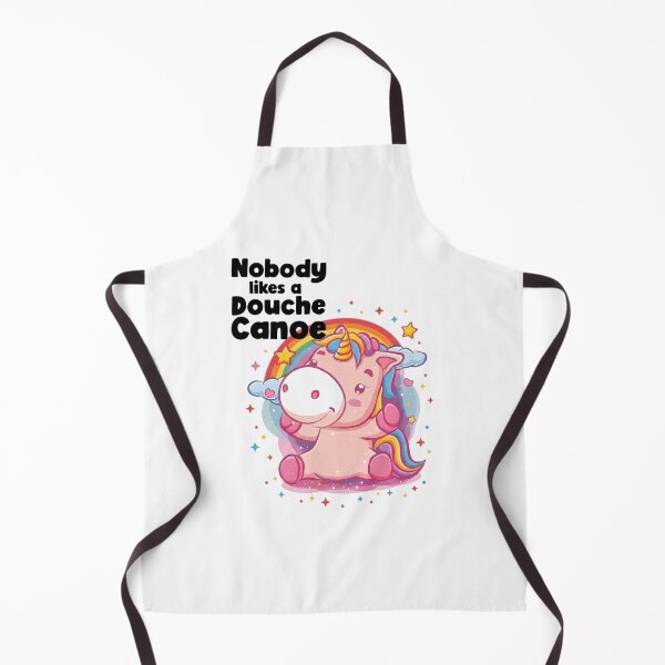 Item preview, Funny Rainbow Unicorn Stars Nobody Likes a Douche Canoe designed and sold by Space Ghettos.