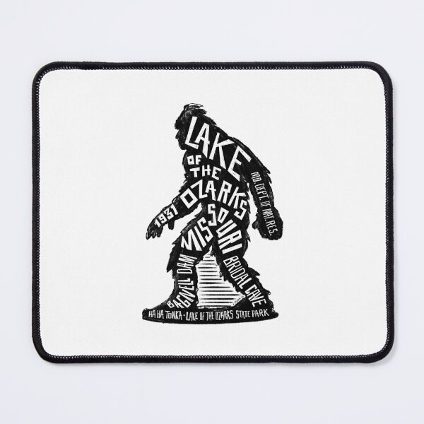 Item preview, Bigfoot Label of Lake of the Ozarks. designed and sold by John Morris Illustration.