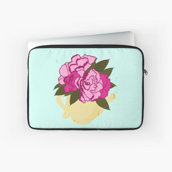 Item preview, Pink Peony Teapot Floral Illustration – Vintage Botanical Tea Lover Design designed and sold by SweetButSnarky.