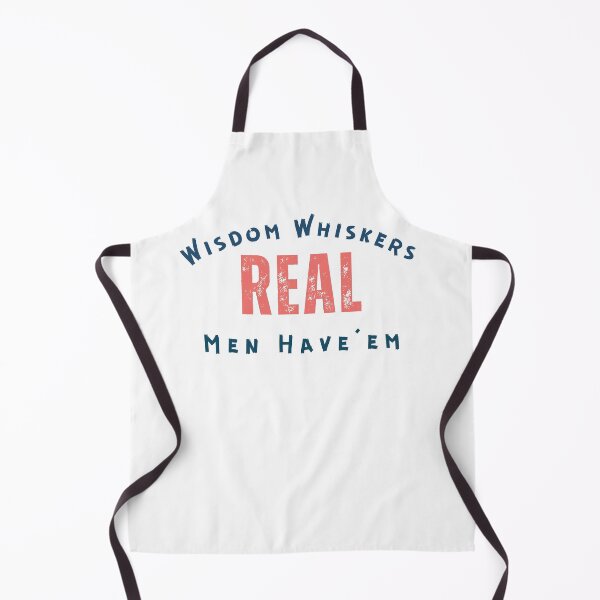 Item preview, Wisdom Whiskers: Real Men Have 'em designed and sold by DirtyBeards.