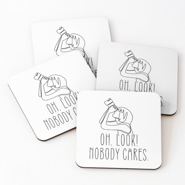 Item preview, Oh Look Nobody Cares designed and sold by aponwao.