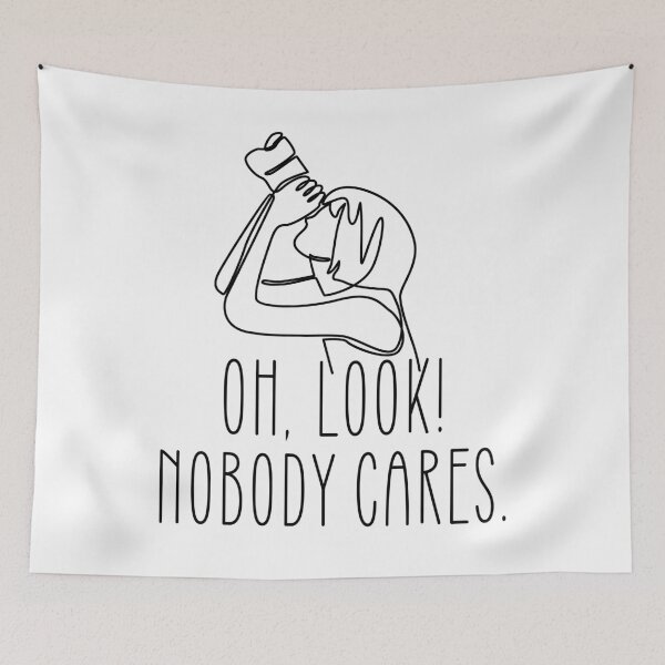 Item preview, Oh Look Nobody Cares designed and sold by aponwao.