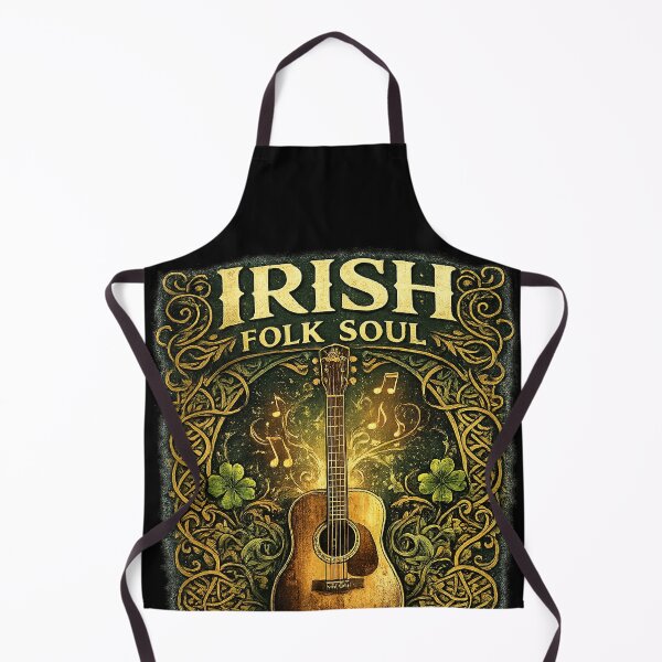 Item preview, Irish Folk Soul Acoustic Guitar Art designed and sold by Mohamedeinoo.