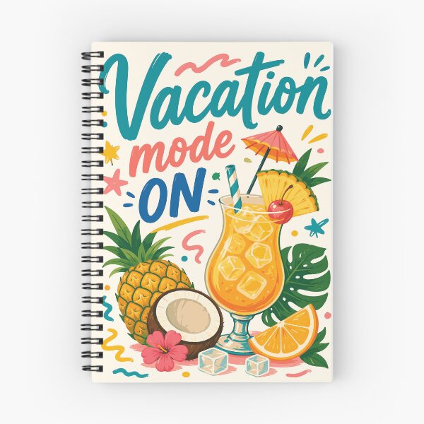 Item preview, Vacation Mode On - Tropical Cocktail and Pineapple Summer Art designed and sold by arfindo-indra.