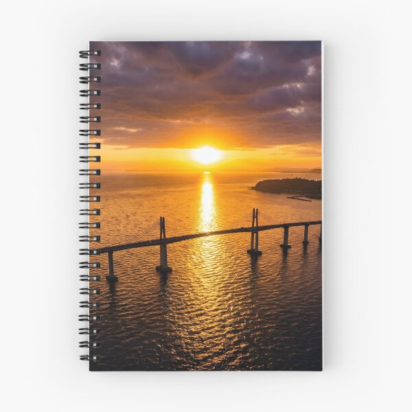 Item preview, Golden Sunset Ocean Bridge Photography designed and sold by conohitoAI-ArtGallery.