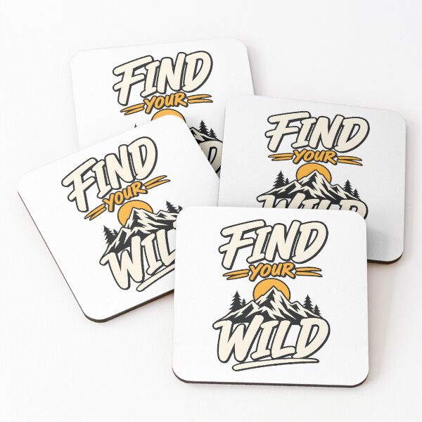 Item preview, Find Your Wild Outdoor Adventure Mountain T-Shirt Design designed and sold by Ahsacom.