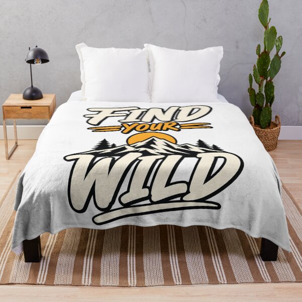 Item preview, Find Your Wild Outdoor Adventure Mountain T-Shirt Design designed and sold by Ahsacom.