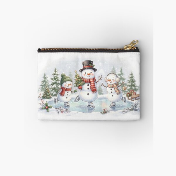 Item preview, Snowman Ice Skating designed and sold by InkShiftLabs.