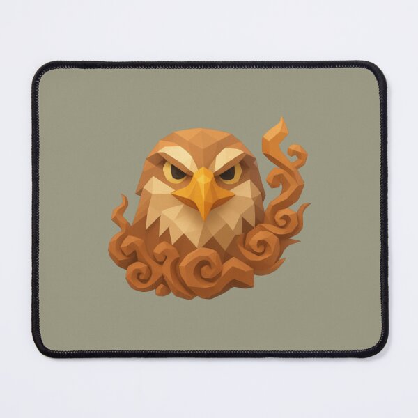 Item preview, Eagle head with geometric flames designed and sold by AKRAMlogo.