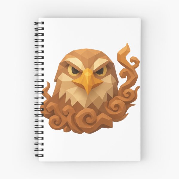 Item preview, Eagle head with geometric flames designed and sold by AKRAMlogo.
