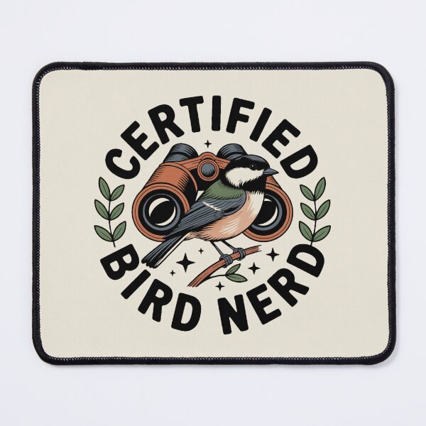 Item preview, Certified Bird Nerd Vintage Birdwatching Badge designed and sold by limos.