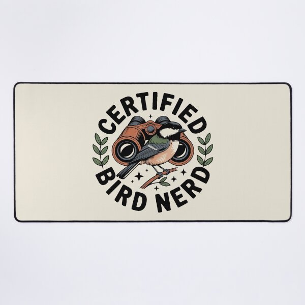 Item preview, Certified Bird Nerd Vintage Birdwatching Badge designed and sold by limos.