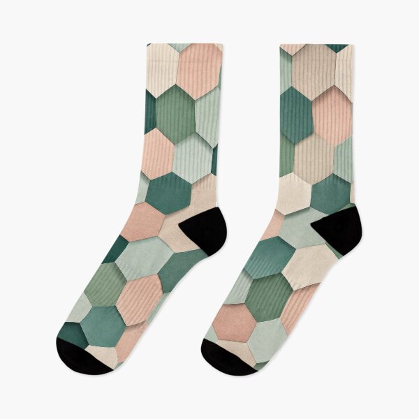 Item preview, Muted Mint Green Blush Faceted Cube Modernist designed and sold by scicilysimonee.