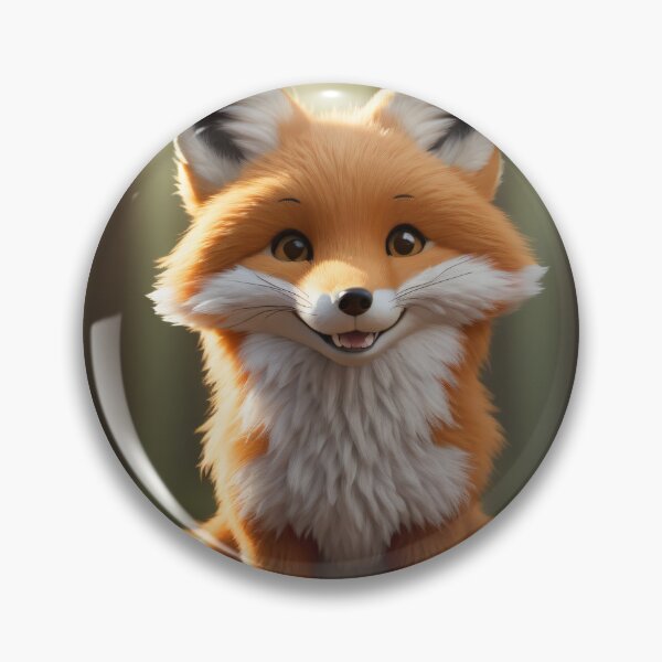 Item preview, Cute Fox in Forest - Woodland Wildlife Art designed and sold by CrippiCrippi.