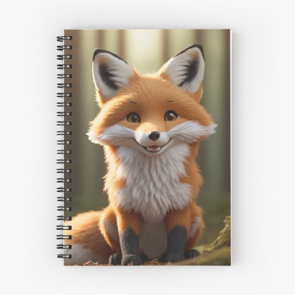 Item preview, Cute Fox in Forest - Woodland Wildlife Art designed and sold by CrippiCrippi.