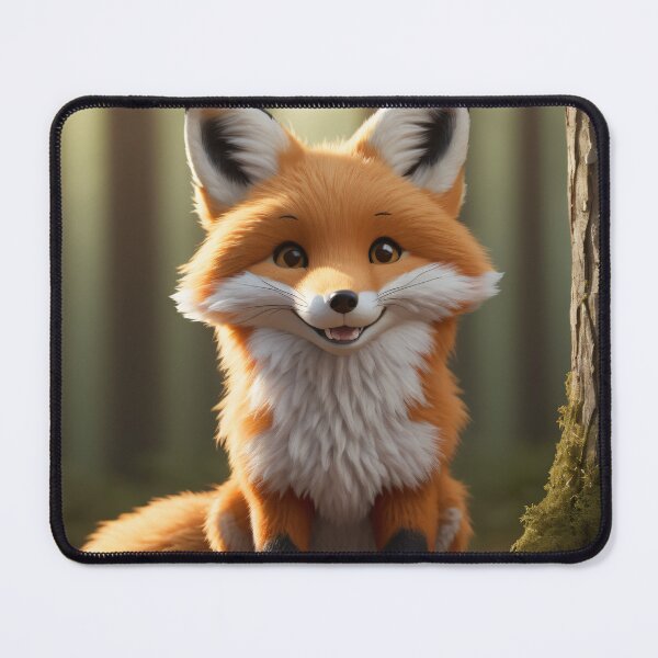 Item preview, Cute Fox in Forest - Woodland Wildlife Art designed and sold by CrippiCrippi.