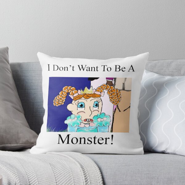 Item preview, I Don't Want To Be A Monster designed and sold by KJH-Art-Studios.