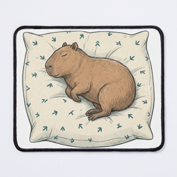 Item preview, Cute Capybara Character Illustration designed and sold by สุธรรมาท ทองกร.