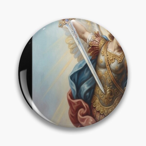 Item preview, St Michael the Archangel Angel Catholic Saint designed and sold by MASONa03.