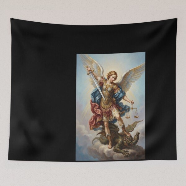Item preview, St Michael the Archangel Angel Catholic Saint designed and sold by MASONa03.