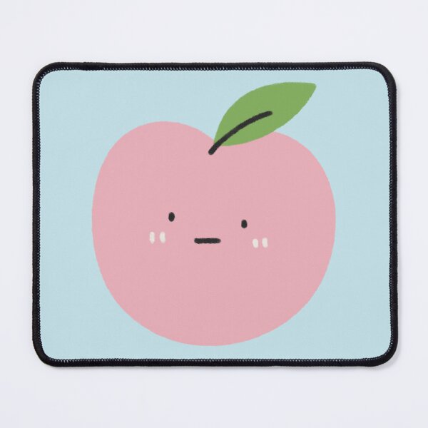 Item preview, Sweet Pink Peach Character with Cute Face designed and sold by bySunnieStudio.