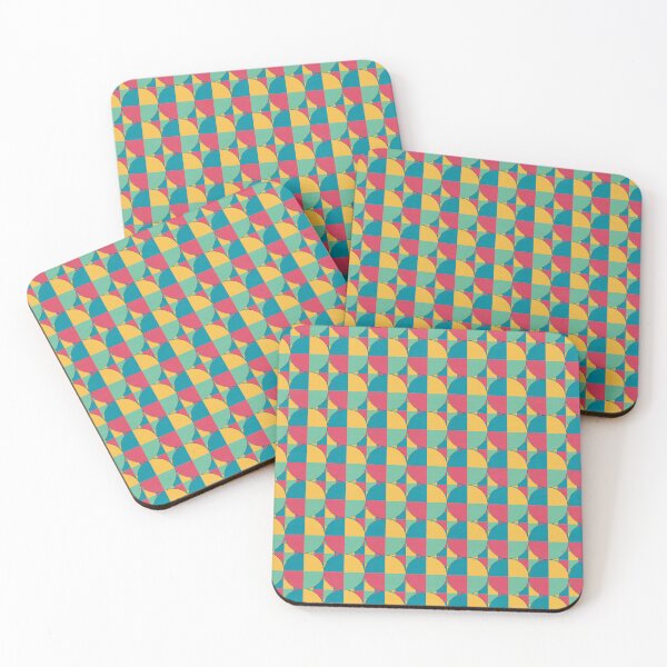 Item preview, Bright Quarter Circles designed and sold by Be Okay Designs by Lex.