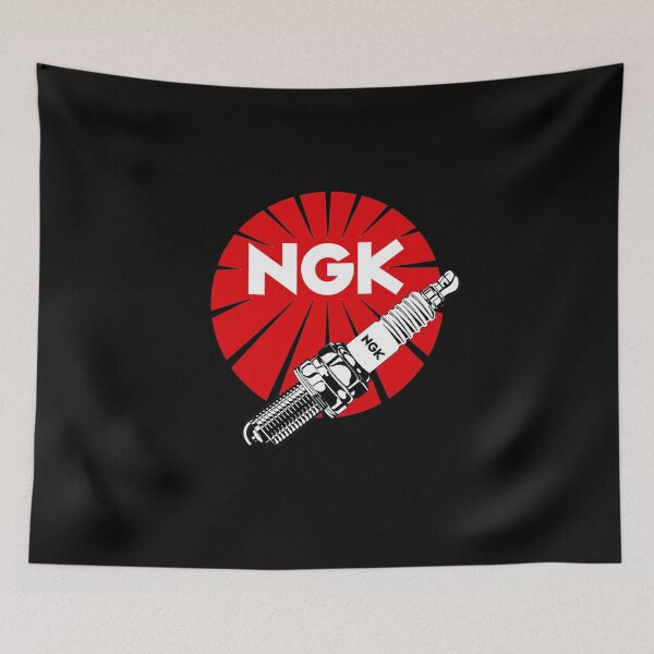Item preview, NGK Spark Plug Racing Mechanic Garage Logo T-Shirt designed and sold by hejrawli.