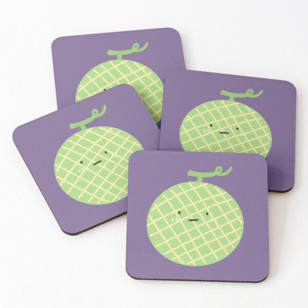 Item preview, Cute Melon Character with Face designed and sold by bySunnieStudio.