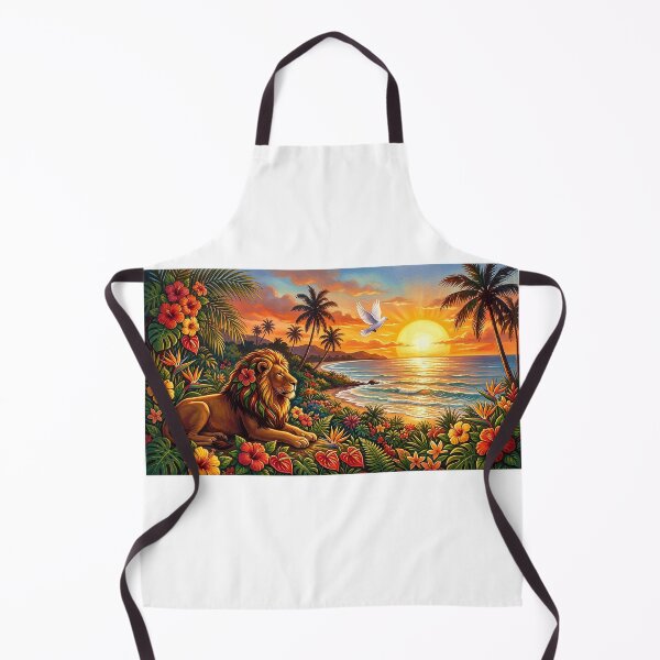 Item preview, Lion of Peace — One Love Tropical Sunset designed and sold by Hawaii26.