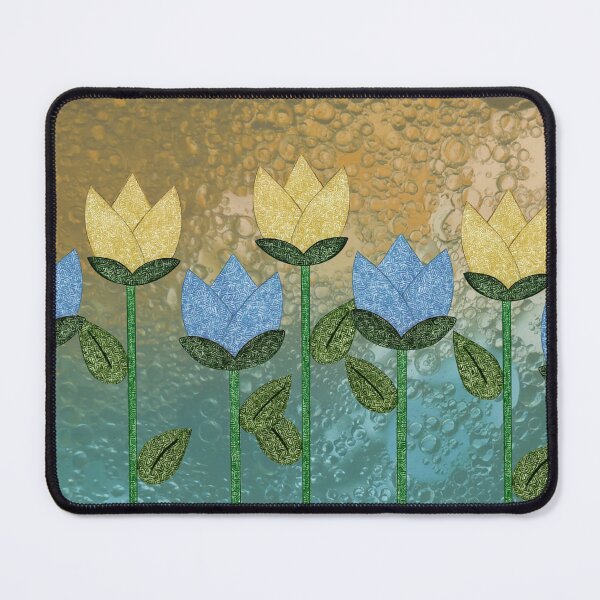 Item preview, Yellow and Blue Tulips designed and sold by emilykcreations.