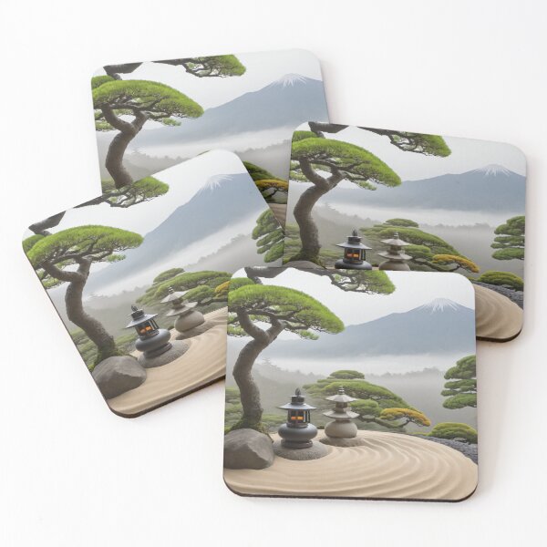 Item preview, Peaceful Zen Garden - Japanese Landscape Art designed and sold by CrippiCrippi.