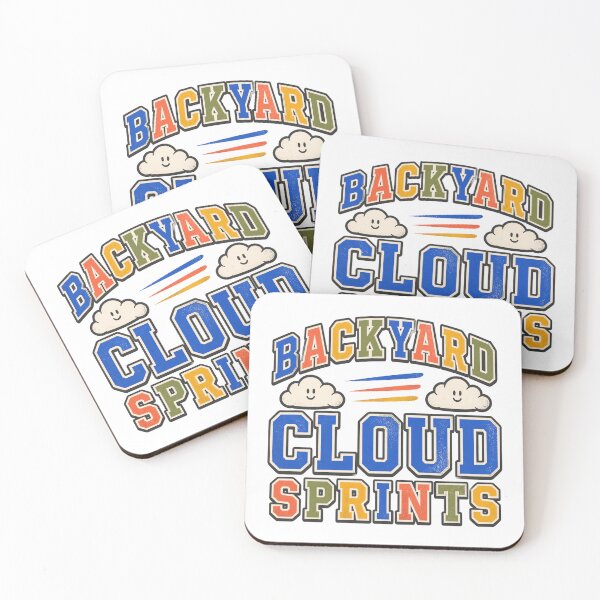 Item preview, Backyard Cloud Sprints Badge designed and sold by aihrgdesign.