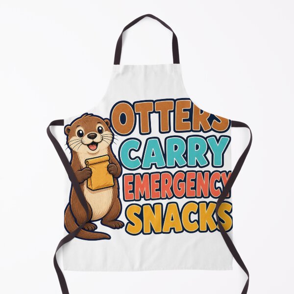 Item preview, Otters Carry Emergency Snacks designed and sold by aihrgdesign.