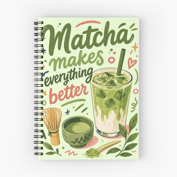 Item preview, Matcha Makes Everything Better - Cute Green Tea Latte and Whisk Art designed and sold by arfindo-indra.