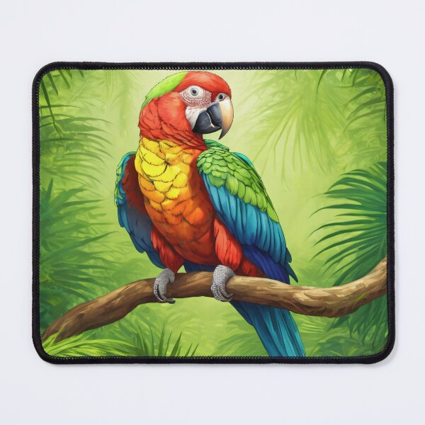 Item preview, Tropical Parrot - Exotic Bird Art designed and sold by CrippiCrippi.