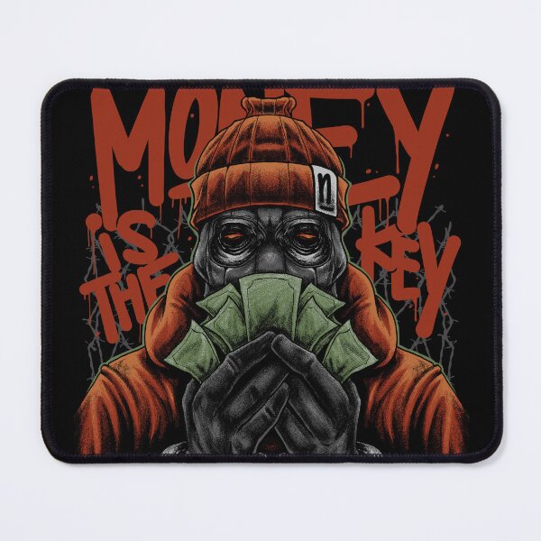Item preview, Money Is The Key Urban Streetwear Robber Mask Cash Graphic designed and sold by Kimos Creative Store.