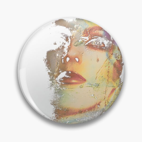 Item preview, Danielle Dax: Abstract Portrait Art designed and sold by pamelakaren.