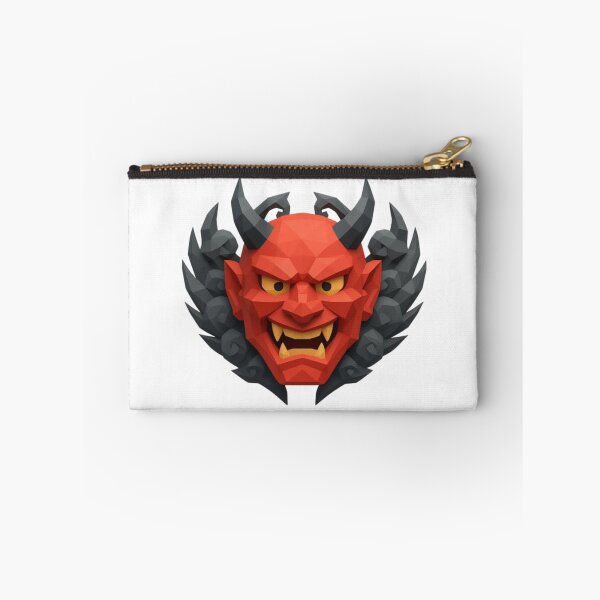 Item preview, Geometric style Oni demon mask designed and sold by AKRAMlogo.